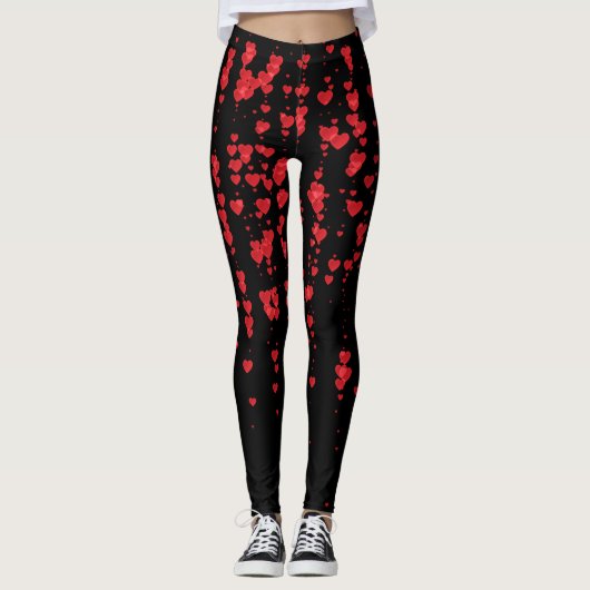 Hearts Patroon 24 Leggings (Voorkant)