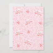 Hearts Patroon 25 Bedankkaart (Voorkant)