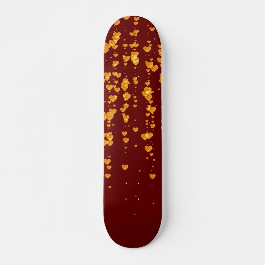 Hearts Patroon 25 Persoonlijk Skateboard (Voorkant)