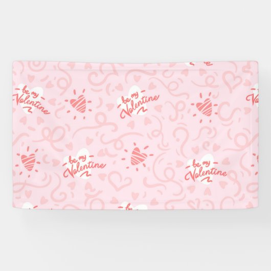 Hearts Patroon 25 Spandoek (Horizontaal)