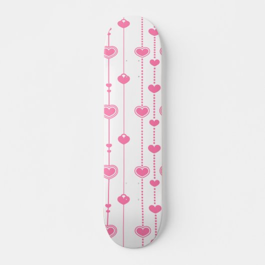 Hearts Patroon 26 Persoonlijk Skateboard (Voorkant)