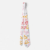 Hearts Patroon 26 Stropdas (Achterkant)