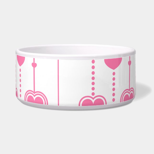 Hearts Patroon 26 Voerbakje (Voorkant)