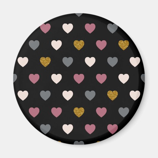 Hearts Patroon 30 Magneet (Voorkant)