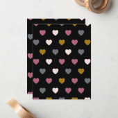 Hearts Patroon 30 Notitiekaartje (Voorkant / Achterkant in situ)