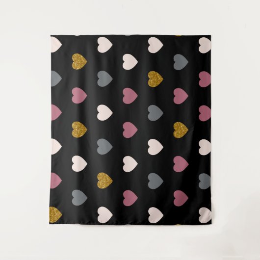 Hearts Patroon 30 Wandkleed (Voorkant)