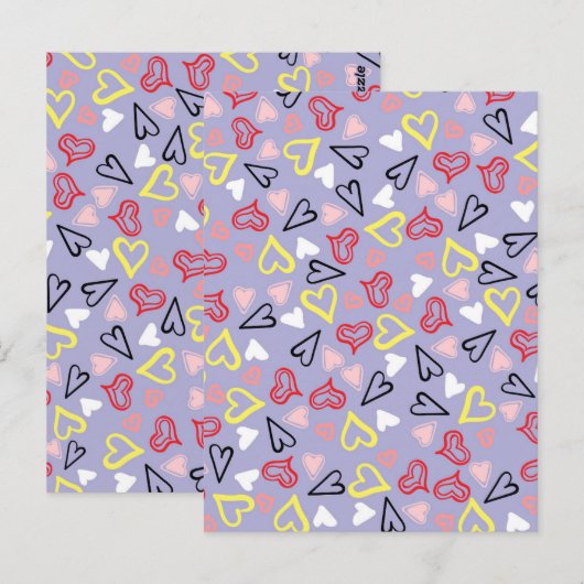 Hearts Patroon 31 Briefkaart (Voorkant / Achterkant)