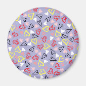 Hearts Patroon 31 Magneet (Voorkant)