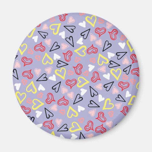 Hearts Patroon 31 Magneet (Voorkant)