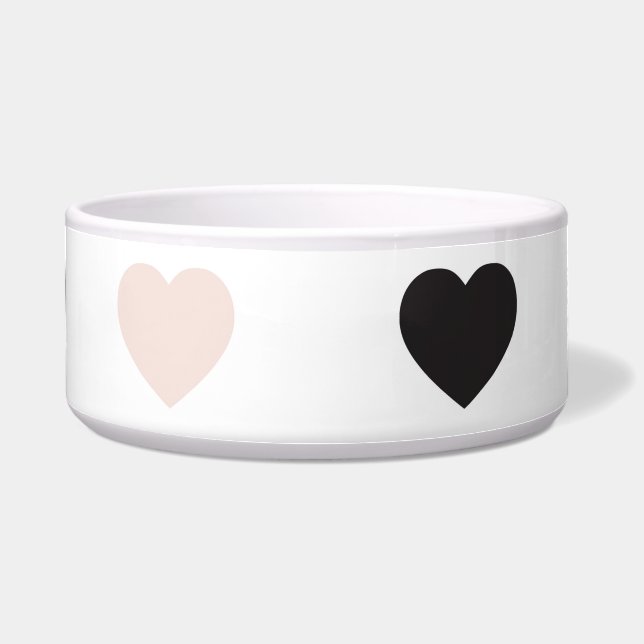 Hearts Patroon 31 Voerbakje (Voorkant)