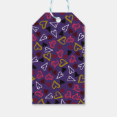 Hearts Patroon 32 Cadeaulabel (Achterkant)