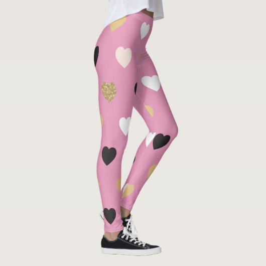 Hearts Patroon 32 Leggings (Rechts)