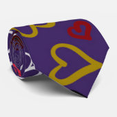 Hearts Patroon 32 Stropdas (Opgerold)