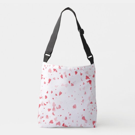 Hearts Patroon 33 Crossbody Tas (Voorkant)