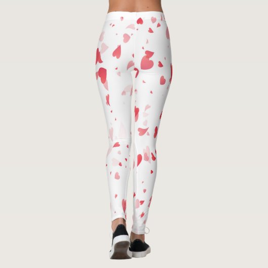 Hearts Patroon 33 Leggings (Achterkant)