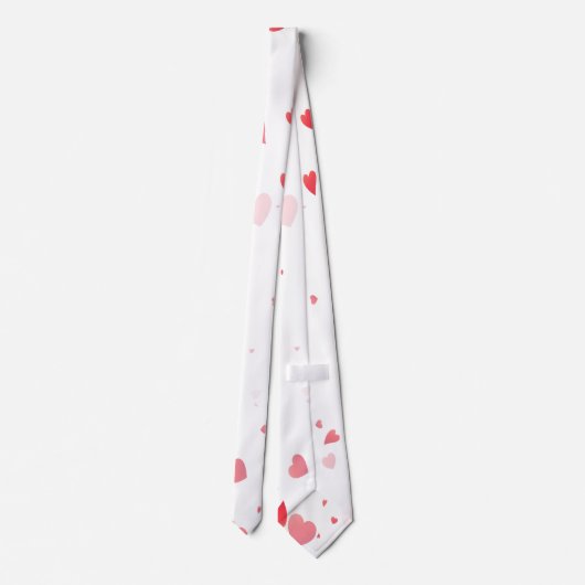 Hearts Patroon 33 Stropdas (Achterkant)