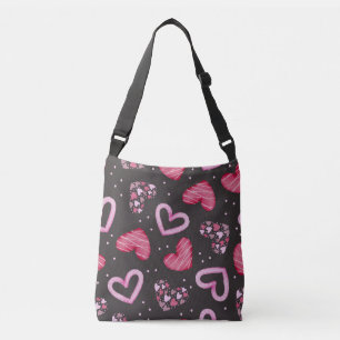 Hearts Patroon 34 Crossbody Tas