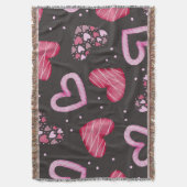 Hearts Patroon 34 Deken (Voorkant Verticaal)