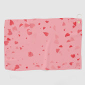 Hearts Patroon 34 Golfhanddoek (Horizontaal)