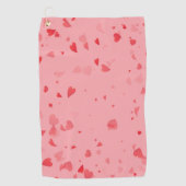 Hearts Patroon 34 Golfhanddoek (Voorkant)