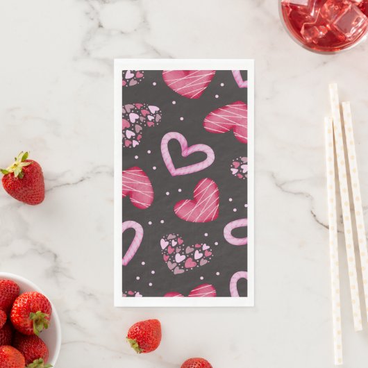 Hearts Patroon 34 Servet (Insitu)