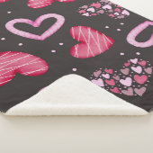 Hearts Patroon 34 Sherpa Deken (3/4)