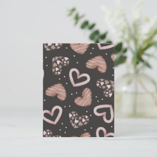 Hearts Patroon 35 Briefkaart