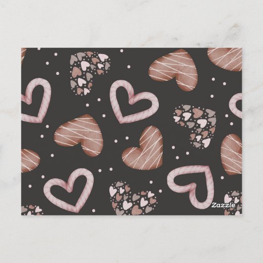 Hearts Patroon 35 Briefkaart (Achterkant)