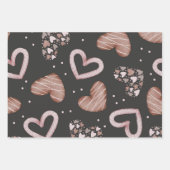 Hearts Patroon 35 Inpakpapier Vel (Voorkant 3)