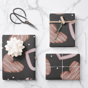 Hearts Patroon 35 Inpakpapier Vel