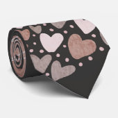 Hearts Patroon 35 Stropdas (Opgerold)