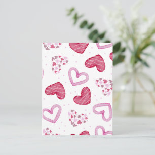 Hearts Patroon 36 Briefkaart