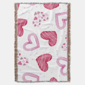 Hearts Patroon 36 Deken (Voorkant Verticaal)