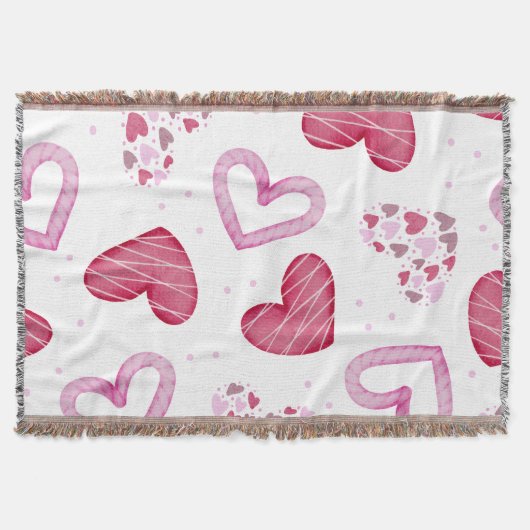 Hearts Patroon 36 Deken (Voorkant)