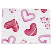 Hearts Patroon 36 Groot Cadeauzakje (Achterkant)