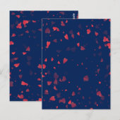 Hearts Patroon 40 Briefkaart (Voorkant / Achterkant)