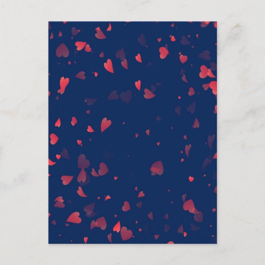 Hearts Patroon 40 Briefkaart (Voorkant)