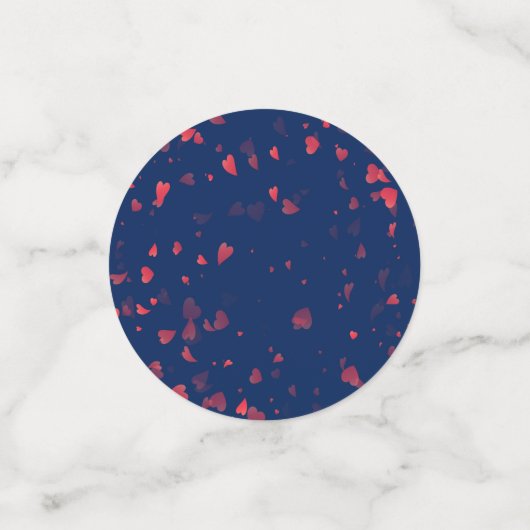 Hearts Patroon 40 Confetti (Kleine voorkant)