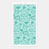 Hearts Patroon 60 Servet (Voorkant)