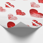 Hearts Patroon Cadeaupapier (Hoek)