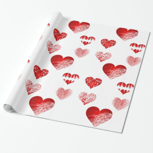 Hearts Patroon Cadeaupapier