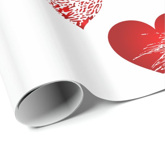 Hearts Patroon Cadeaupapier (Rol Hoek)