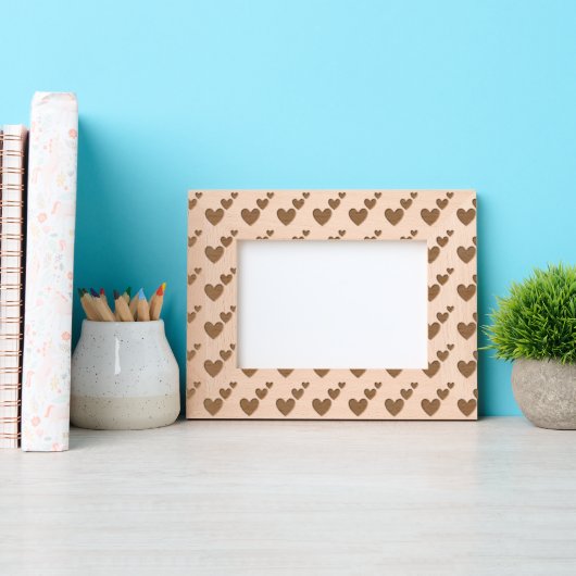 Hearts Patroon Gegraveerde Lijstjes (Voorkant)