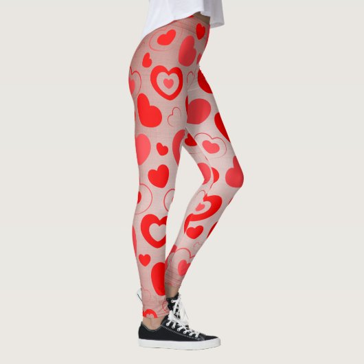 Hearts Patroon Leggings (Rechts)