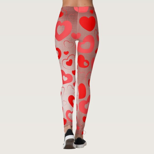 Hearts Patroon Leggings (Achterkant)