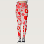 Hearts Patroon Leggings (Voorkant)