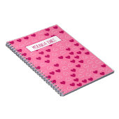 Hearts Patroon Notitieboek (Rechterzijde)