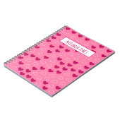 Hearts Patroon Notitieboek (Linkerzijde)