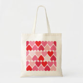 Hearts Patroon Tote Bag (Voorkant)