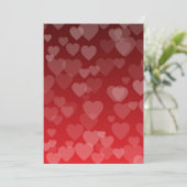 Hearts Pattern 19 Bedankkaart (Staand voorkant)
